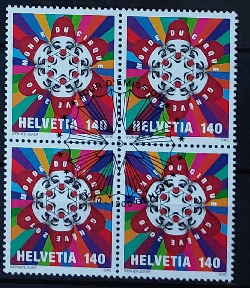 Tutti i francobolli: B1352 - Monde du cirque B4 1er jour – Usato da Trélex venduto da Phil_Albert