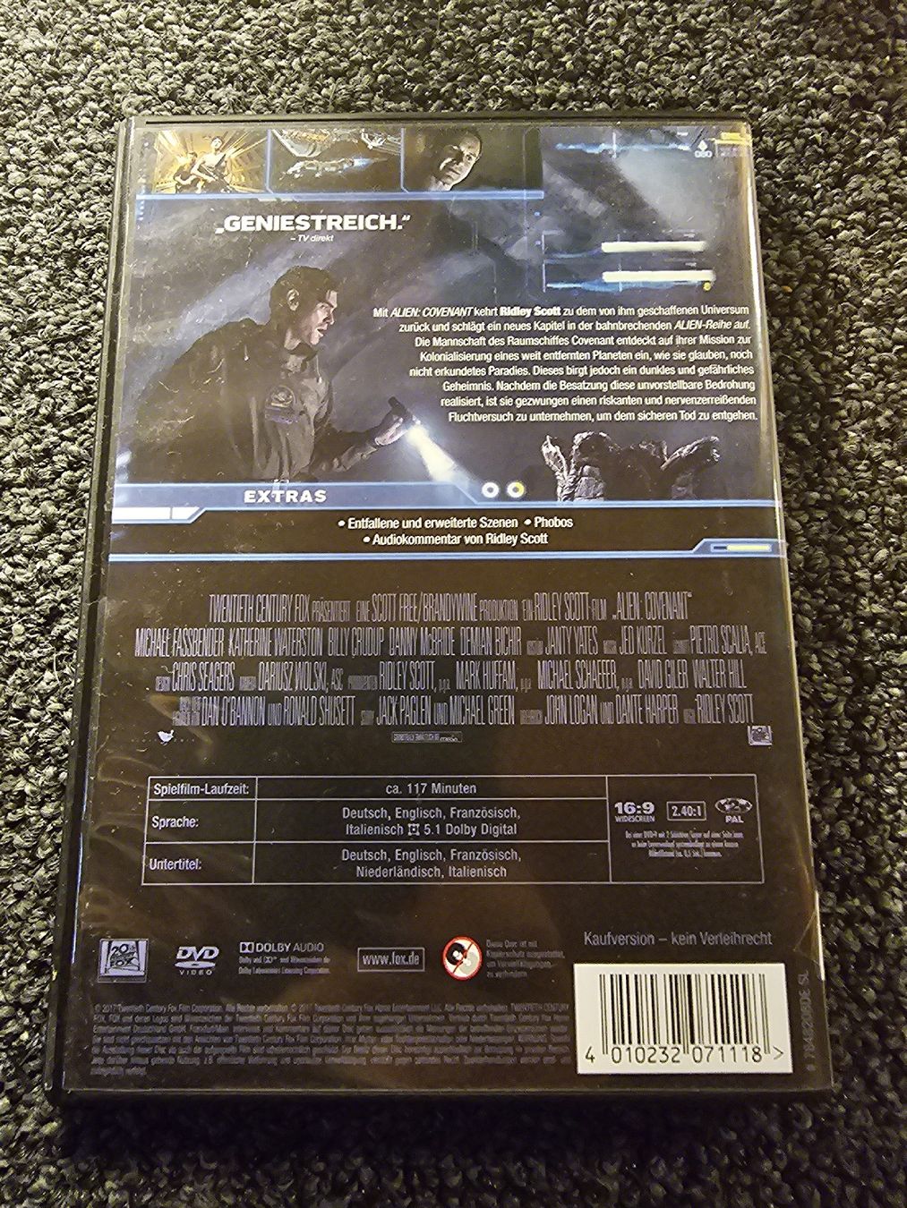 Alle DVDs: Alien Covenant DVD (17360) – Gebraucht aus Ruswil von jan_bxl5 1