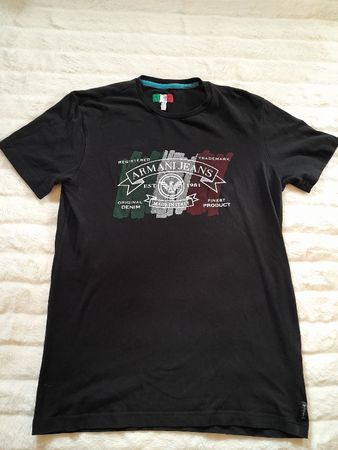 T-shirt Armani Jeans, taille XL, noir -
