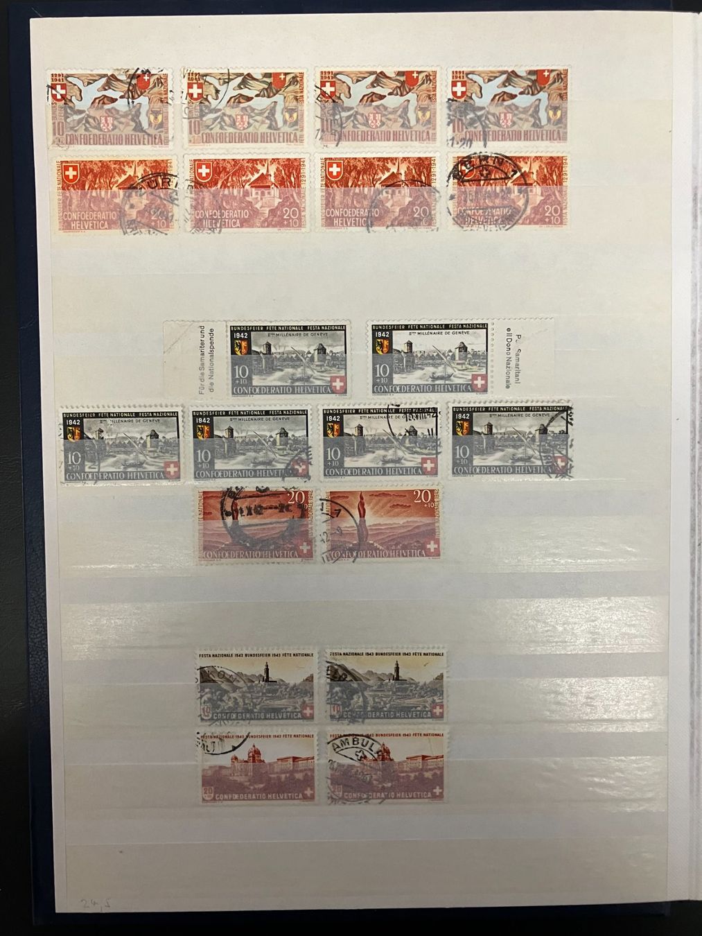 Tutti i francobolli: ****Pro Patria Sammlung ab 1.-**** – Usato da Solothurn venduto da Tomtom2910 1