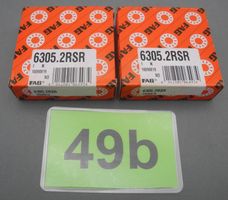 2 Stück FAG Rillenkugellager 6305.2RSR, Nr. 49b