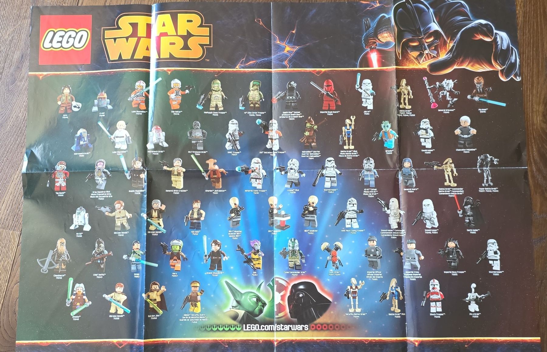 Lego Giocattoli: LEGO Star Wars Minifiguren Poster – Usato da Meilen venduto da simonio13