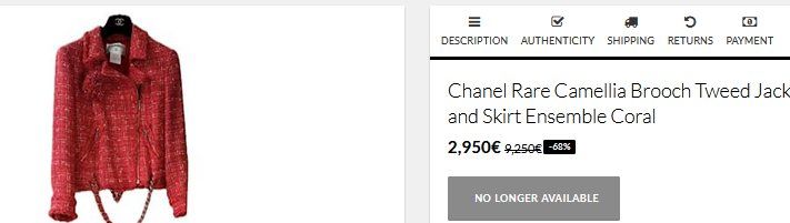 Chanel Giacche: Chanel  Jacke / veste Tweed .36 – Usato da Collonges venduto da arashee 2