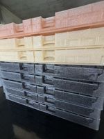 Klappkistli / Faltboxen aus Kunststoff, Grau, Beige, Rosa!