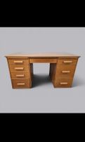 Schreibtisch Massivholz, Vintage Design, Top Zustand! 