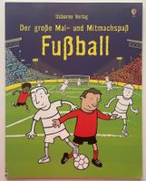 Grosses Mal- und Mitmachspass Buch: Fussball