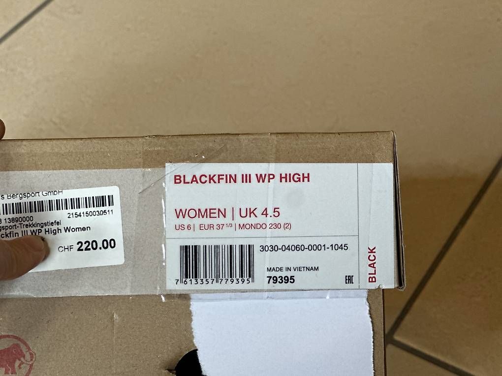 Mammut Damenschuhe: Mammut Winterschuh Blackfin III High gr. 37 – Neu und originalverpackt aus Gsteigwiler von AnoukIneichen 4