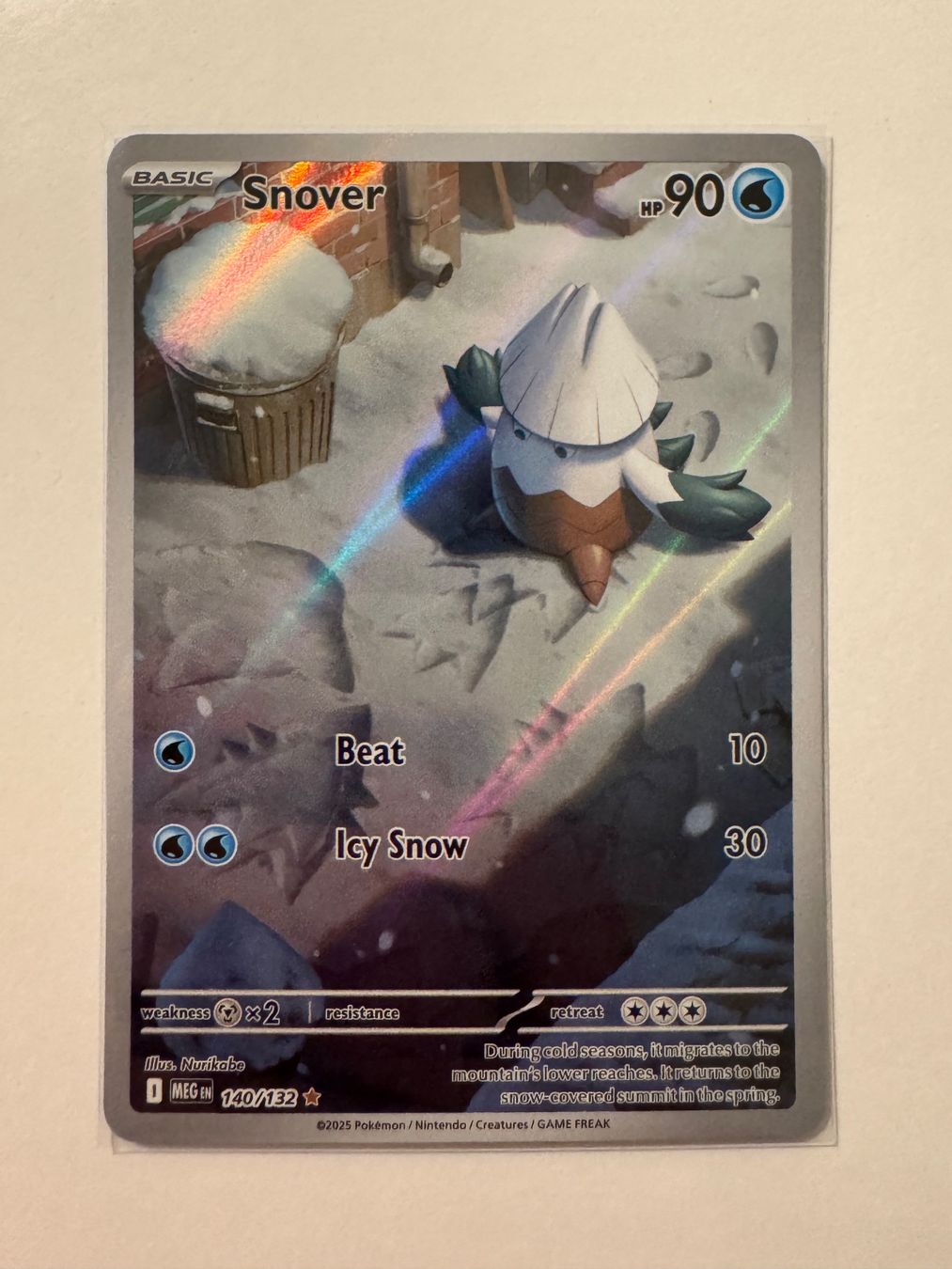 Pokémon Carte collezionabili: Snover MEG 140 – Nuovo (secondo la descrizione) da Lumino venduto da mar_9pn2