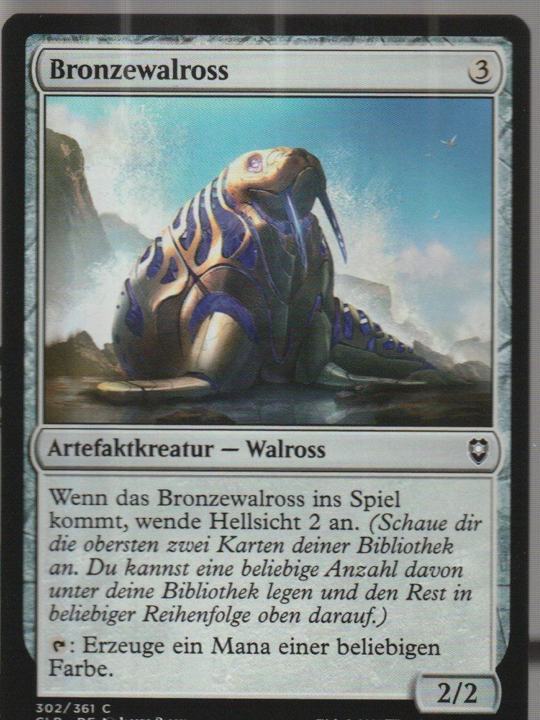 Magic The Gathering Carte collezionabili: TCG Magic The Gathering MTG CLB 302 Bronzewalross – Nuovo (secondo la descrizione) da Vezia venduto da Aquarius_Age
