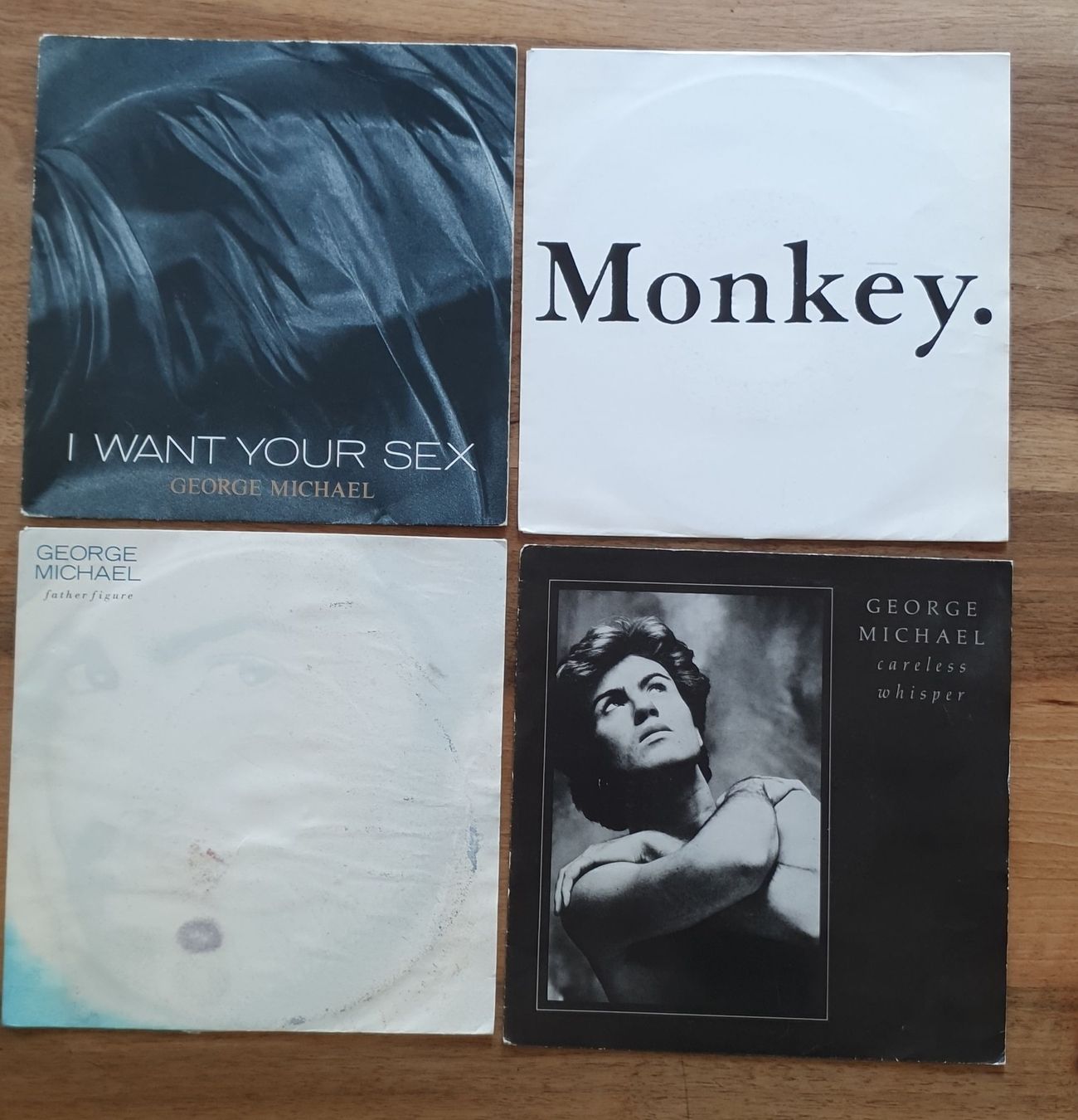 Dischi in vinile: George Michael Vinyls 4er Set neuwertig – Usato da Sirnach venduto da dimitri1963