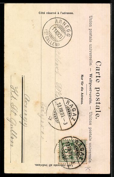 Cartoline postali: AK Ragaz, Taminaschlucht – Usato da Berlin venduto da bartko-reher 1