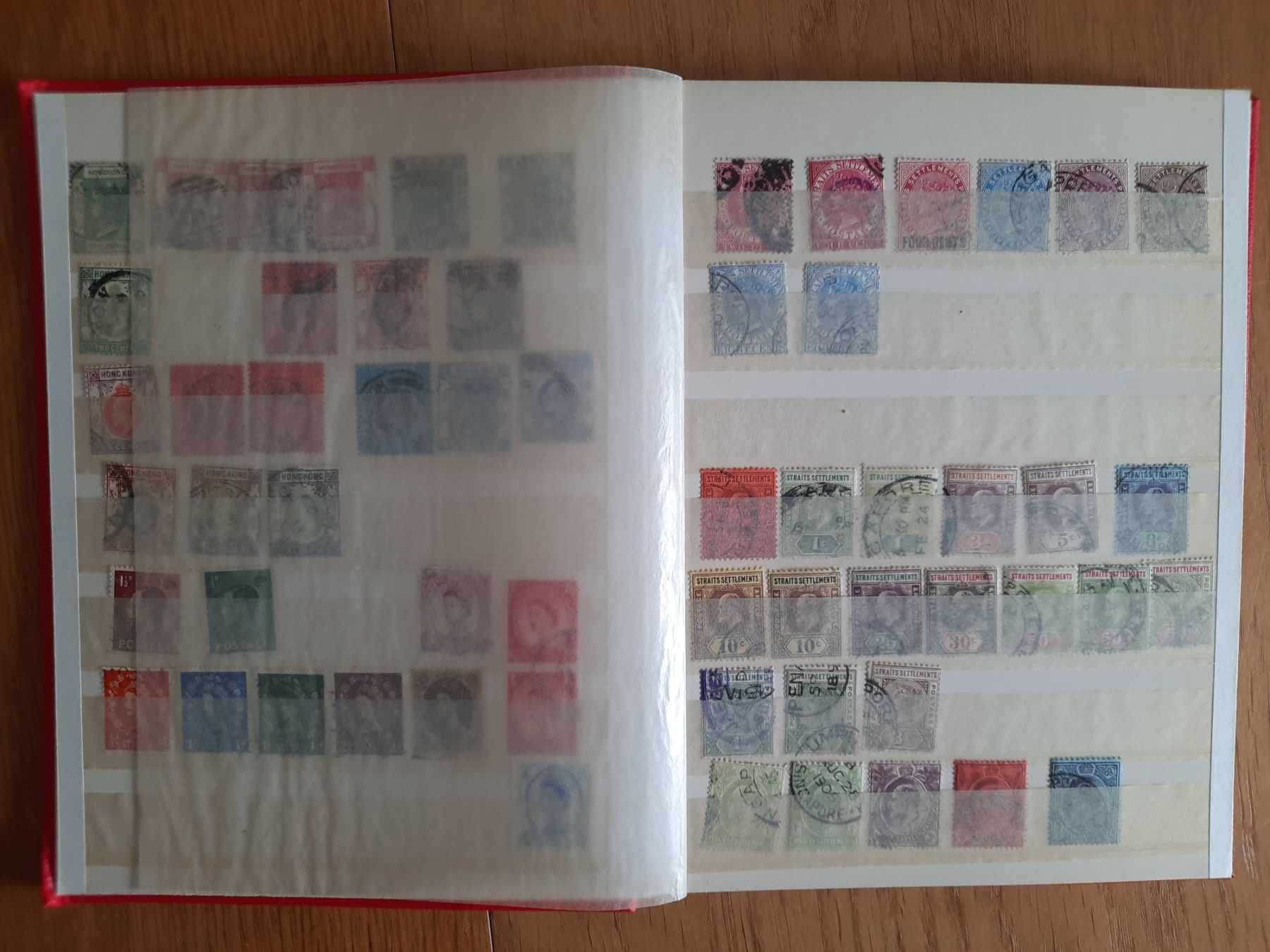 Alle Briefmarken: Lot Engl. Kolonien – Gebraucht aus Trimbach von monga01 3