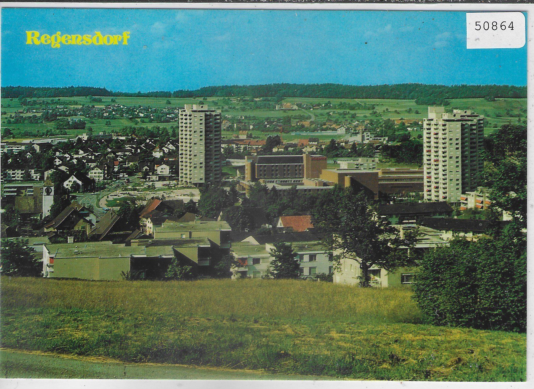 Cartoline postali: Regensdorf - Generalansicht – Usato da Ettingen venduto da Kartenplanet