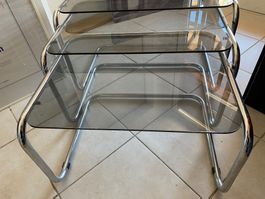 Hübsches Glas 3-Satz-Tischli