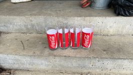 4 Coca-Cola Trinkgläser Set neuwertiger Zustand