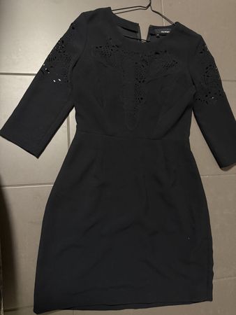 Elegantes The Kooples Kleid Gr. S schwarz Spitze