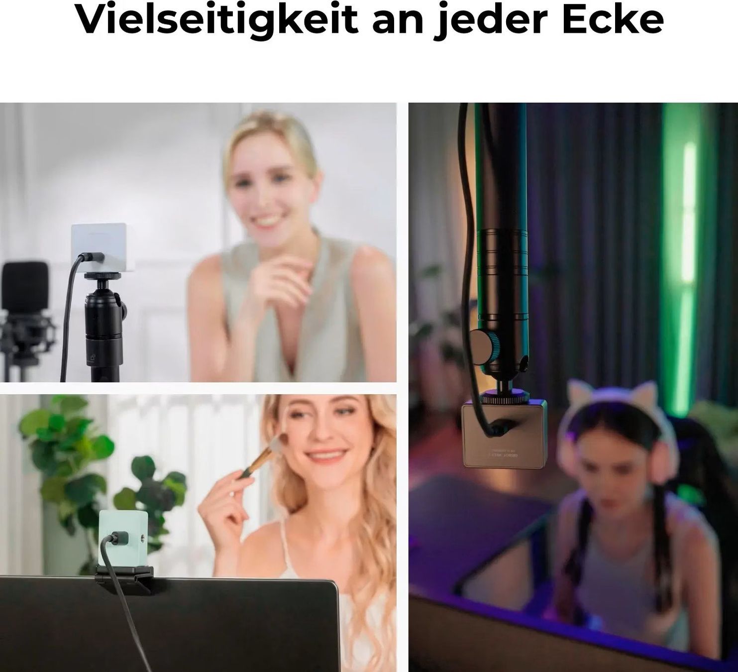 Obsbot Webcams: Obsbot Meet 2, 4K, 8 Mpx, Webcam, grün – Neu (gemäss Beschreibung) aus Grosshöchstetten von Professio7 6