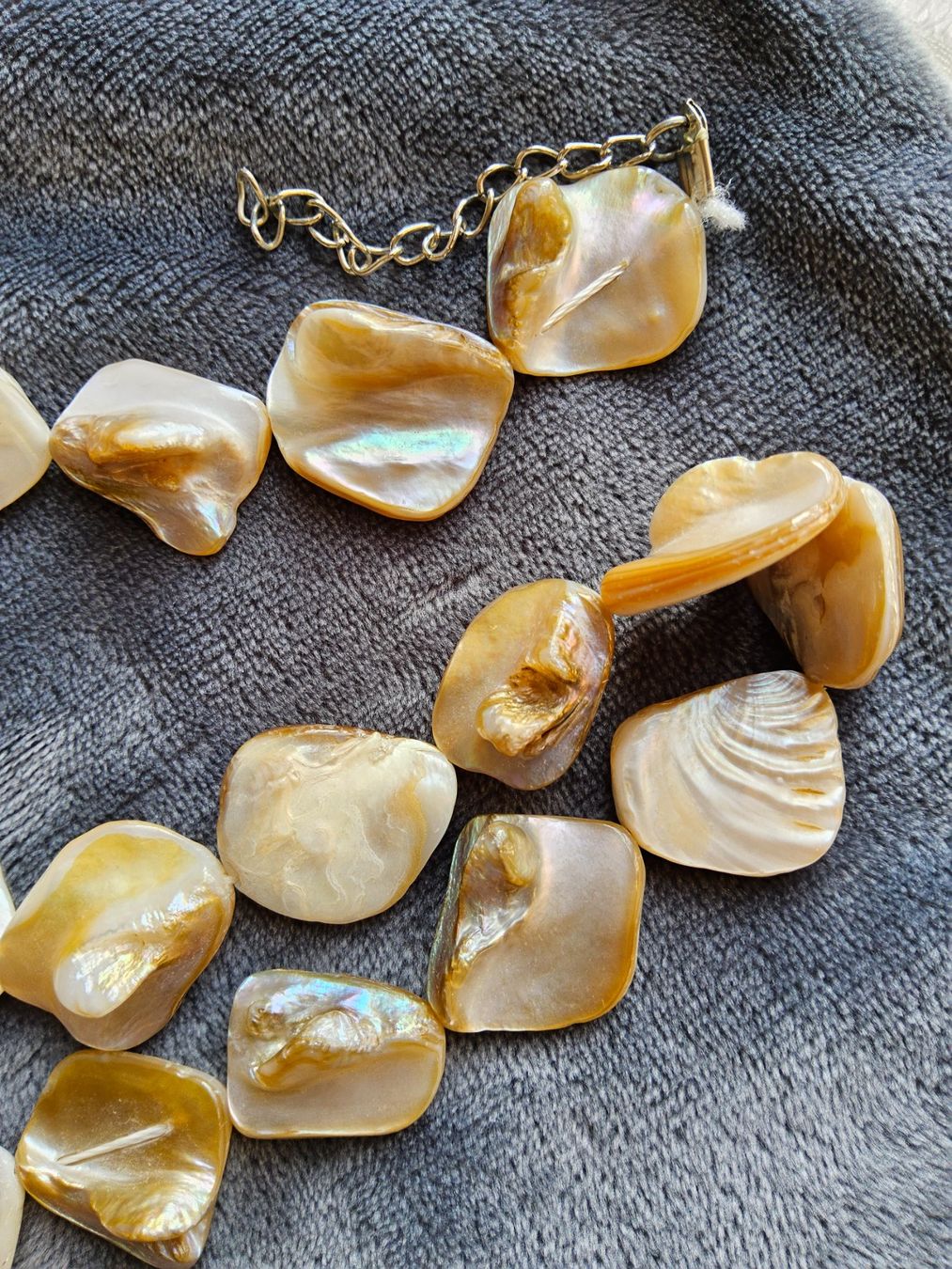 Catenine: Vintage sommerliche Perlmutt Kette Collier – Usato da Zürich venduto da SciTec 3