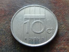 PAYS-BAS  Nederland  10  Cent  1989