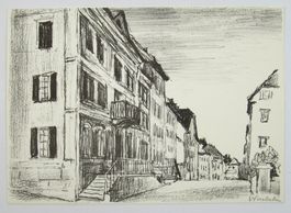 Victor SURBEK (1885-1975) - LE LOCLE - Sign. Lithographie