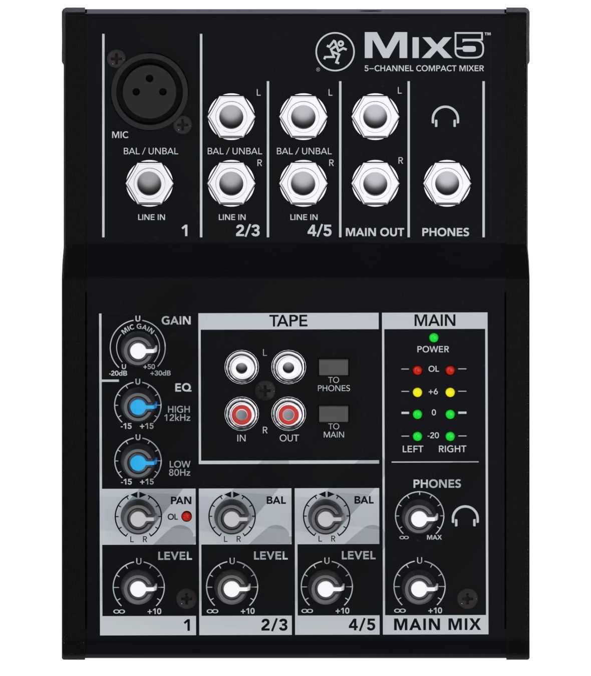 Mackie Console di mixaggio: Mackie Mix5 – Nuovo (secondo la descrizione) da Oberuzwil venduto da Schlirg0815 1
