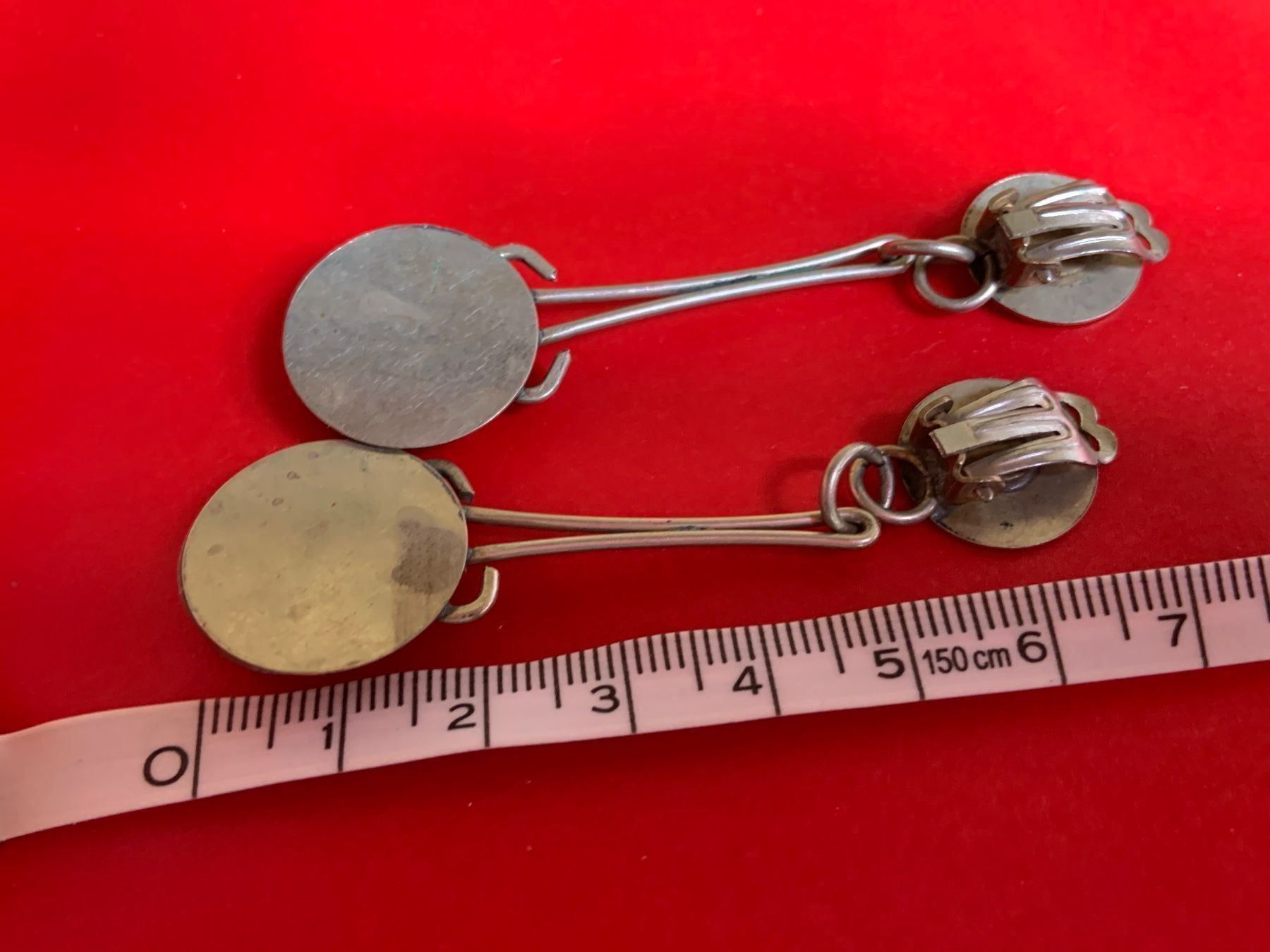 Orecchini pendenti & Orecchini a lobo: Ohrenringe silber halbkugel clips – Usato da Dittingen venduto da Bellevista 4