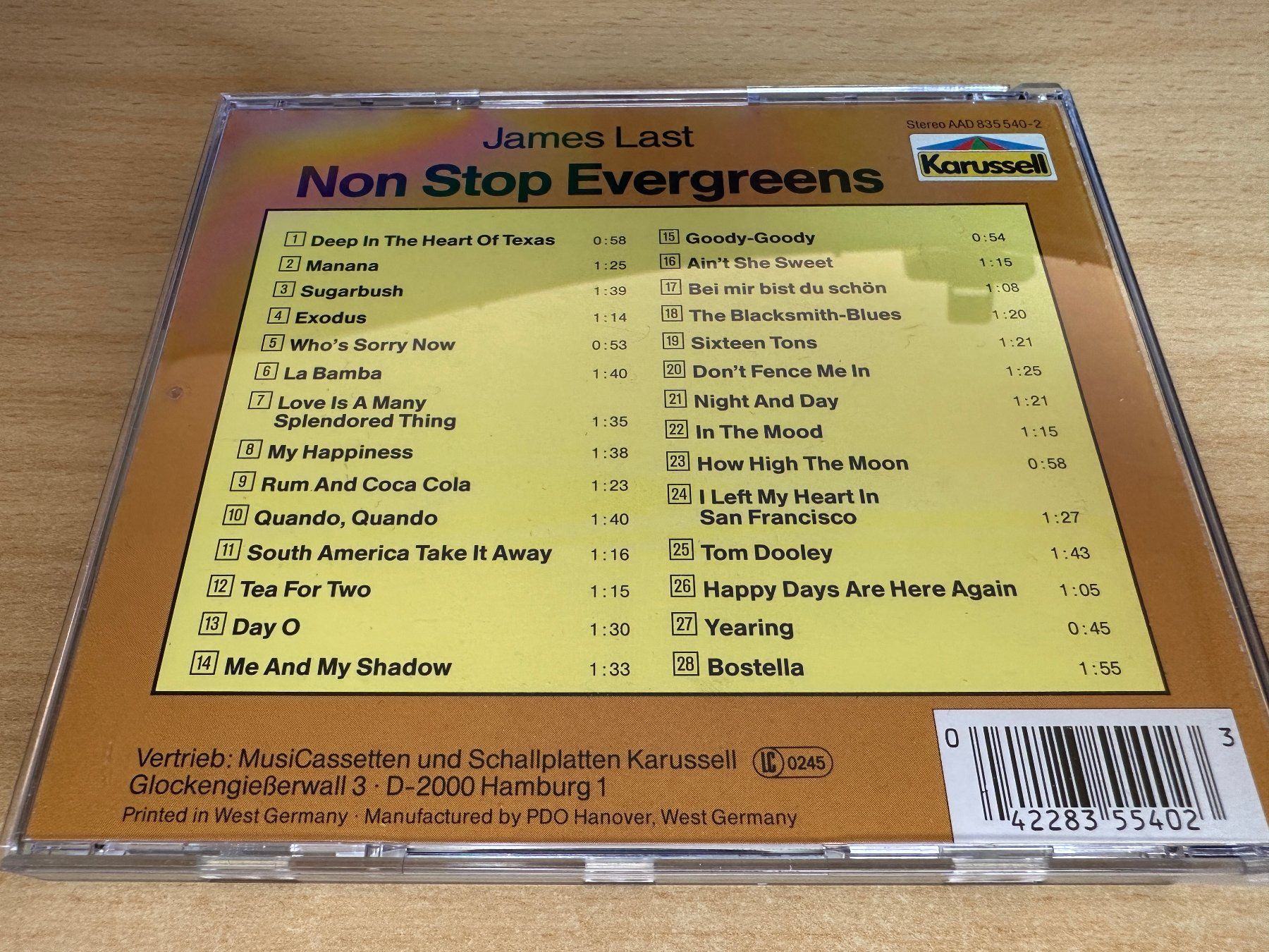 CD: E5 James Last – Non Stop Evergreens – Usato da Rikon im Tösstal venduto da Alpenmutz 1