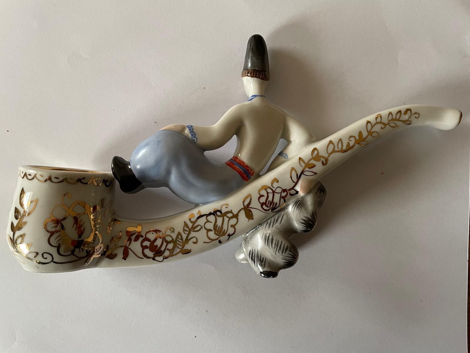 Pipe & Accessori: Porzellan Pfeife mit Figur – Usato da Schwerzenbach venduto da Tamama 1