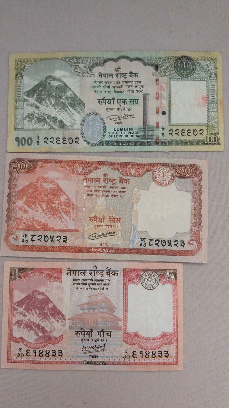 Banknoten: Banknoten Laos und Nepal – Gebraucht aus Opfikon von Thomas2002 1