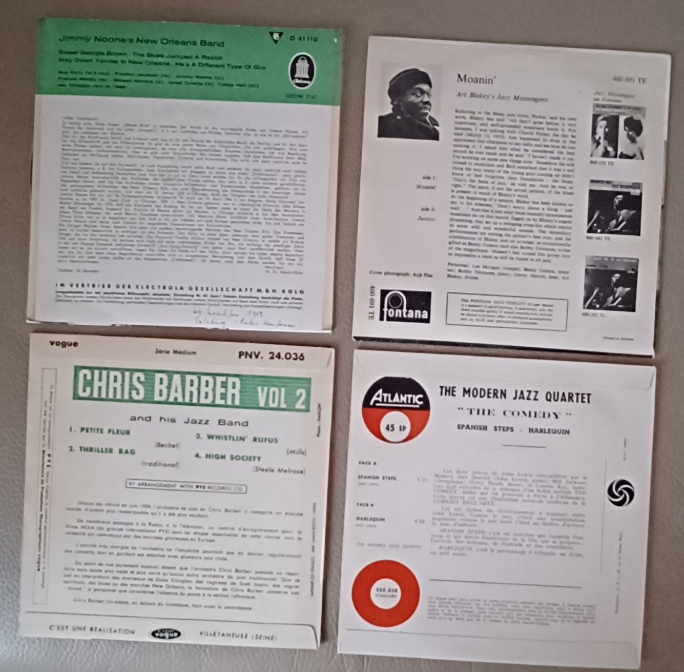 Dischi in vinile: 8 Singles Jazz , Diverse – Usato da Hägendorf venduto da Plattenhardt 2