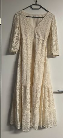 Desigual Kleid, Grösse S, crème-weiss