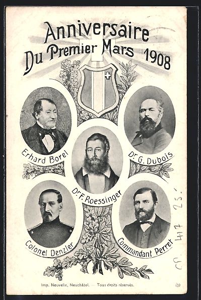 Cartes postales: Schweiz, Anniversaire du Premier Mars 19 – D'occasion à Berlin par bartko-reher