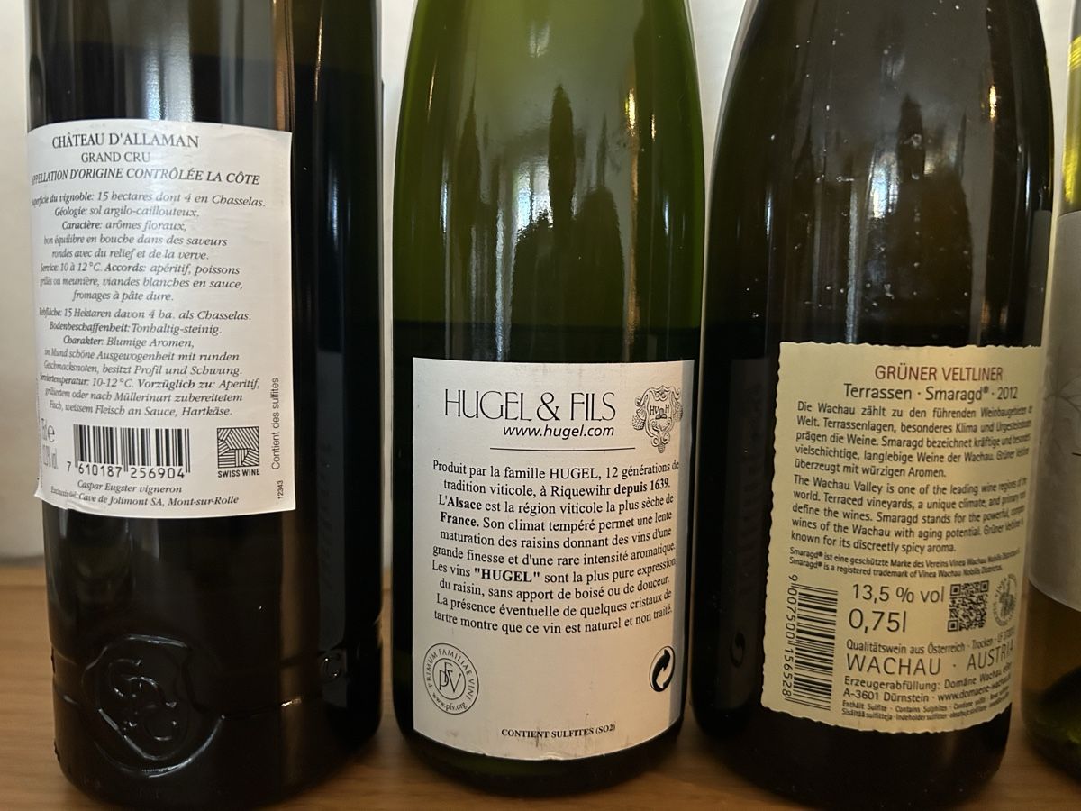 Vino: Weiss Wein - Verschiedene – Nuovo (secondo la descrizione) da Zürich venduto da jasmin011 1