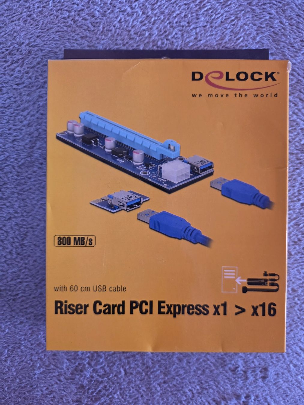 Componenti elettronici: Carte Riser PCI Express x1 > x16 Delock neuve – Nuovo e nell'imballaggio originale da Perly venduto da mar_pjt9