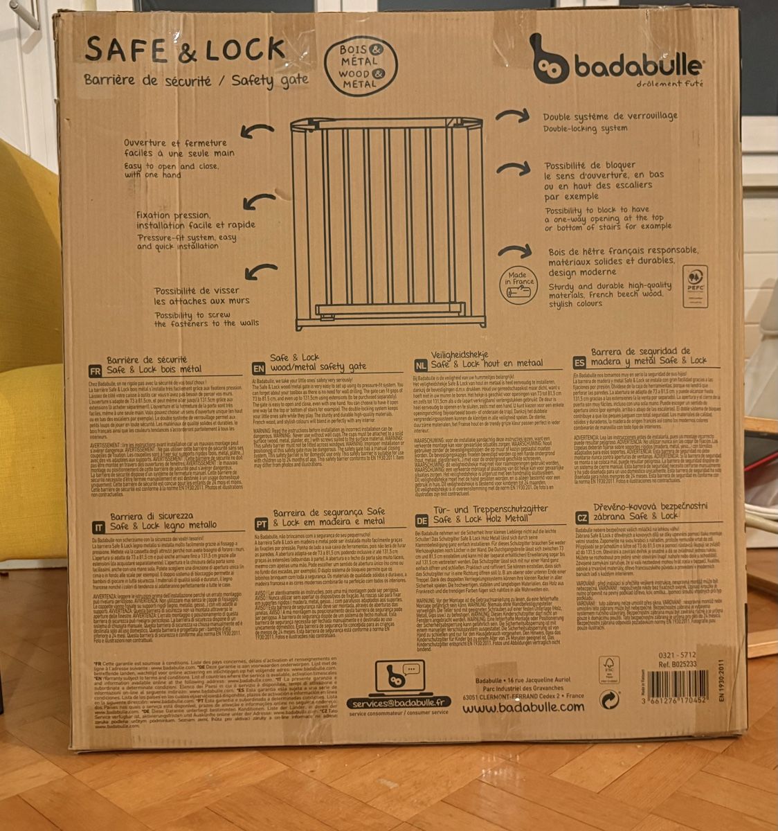 Box & Barriere di sicurezza: Barrière de sécurité Safe and lock + extension 7cm – Nuovo e nell'imballaggio originale da Neuchatel venduto da Yosh78 1