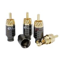 4 connecteurs PAILICCS® RCA à soudé - Haut de gamme
