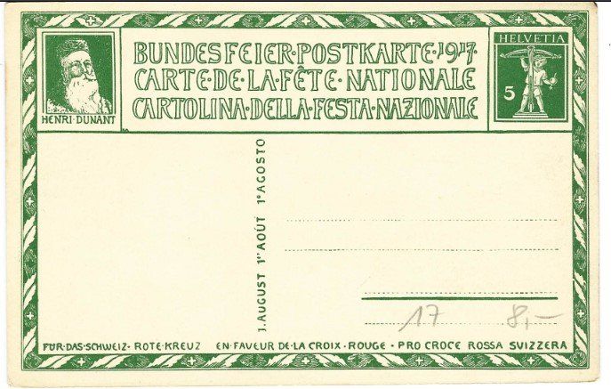 Tutti i francobolli: BFK 17  ** (Kat 8.--) für 1.-- – Nuovo (secondo la descrizione) da Buttikon SZ venduto da Marcelr 1