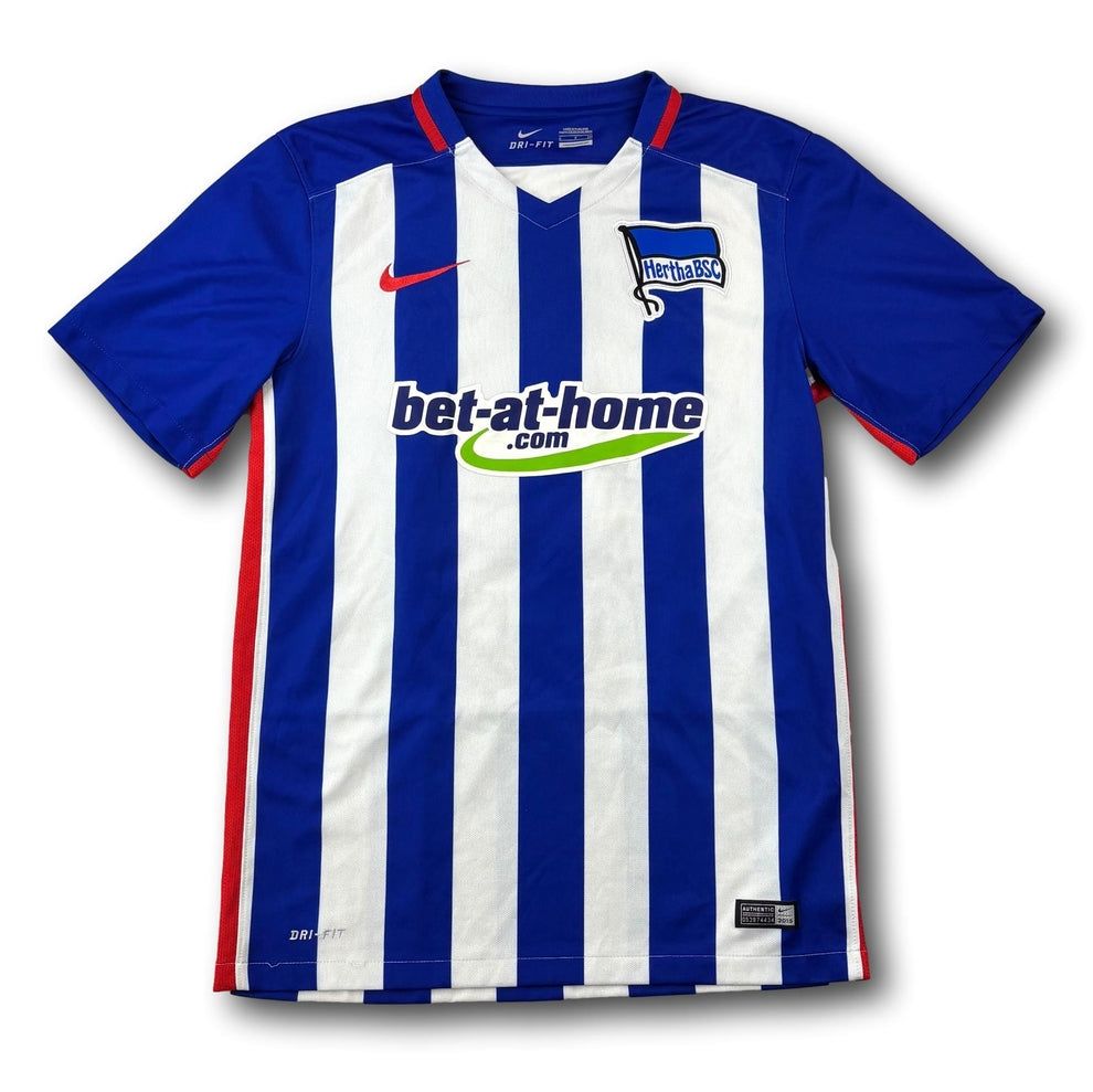 Canottiere & Pantaloni: Hertha Berlin - 2015-16 - Heim - S - Nike - Weiser – Usato da Bolligen venduto da ToTheJerseyEquipment 1
