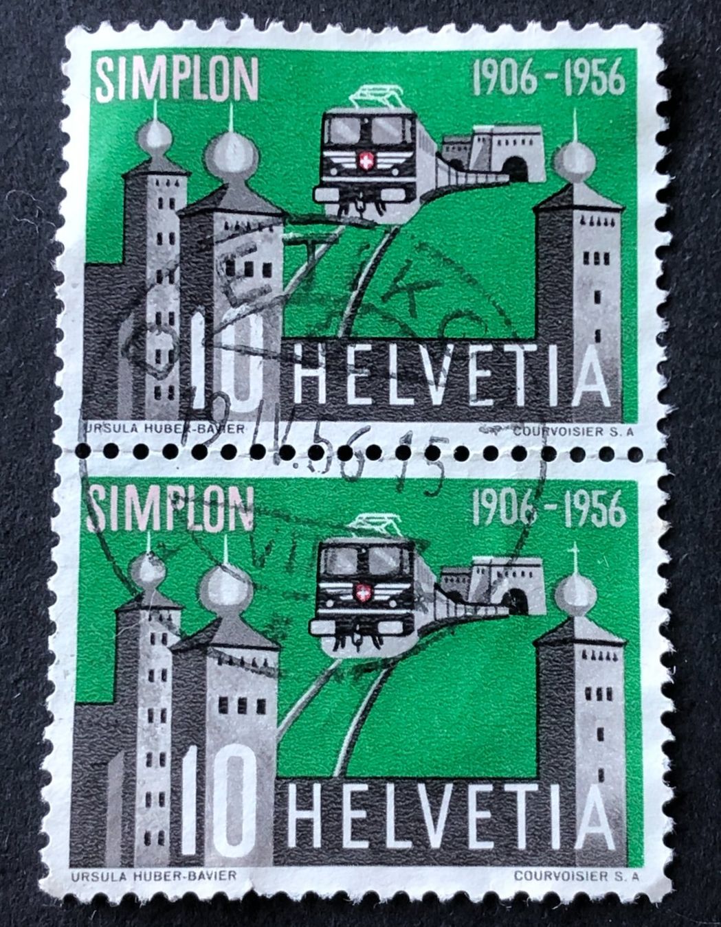 Tutti i francobolli: Nr.325 Paar mit Voll Stempel – Usato da Aarau venduto da Billa007