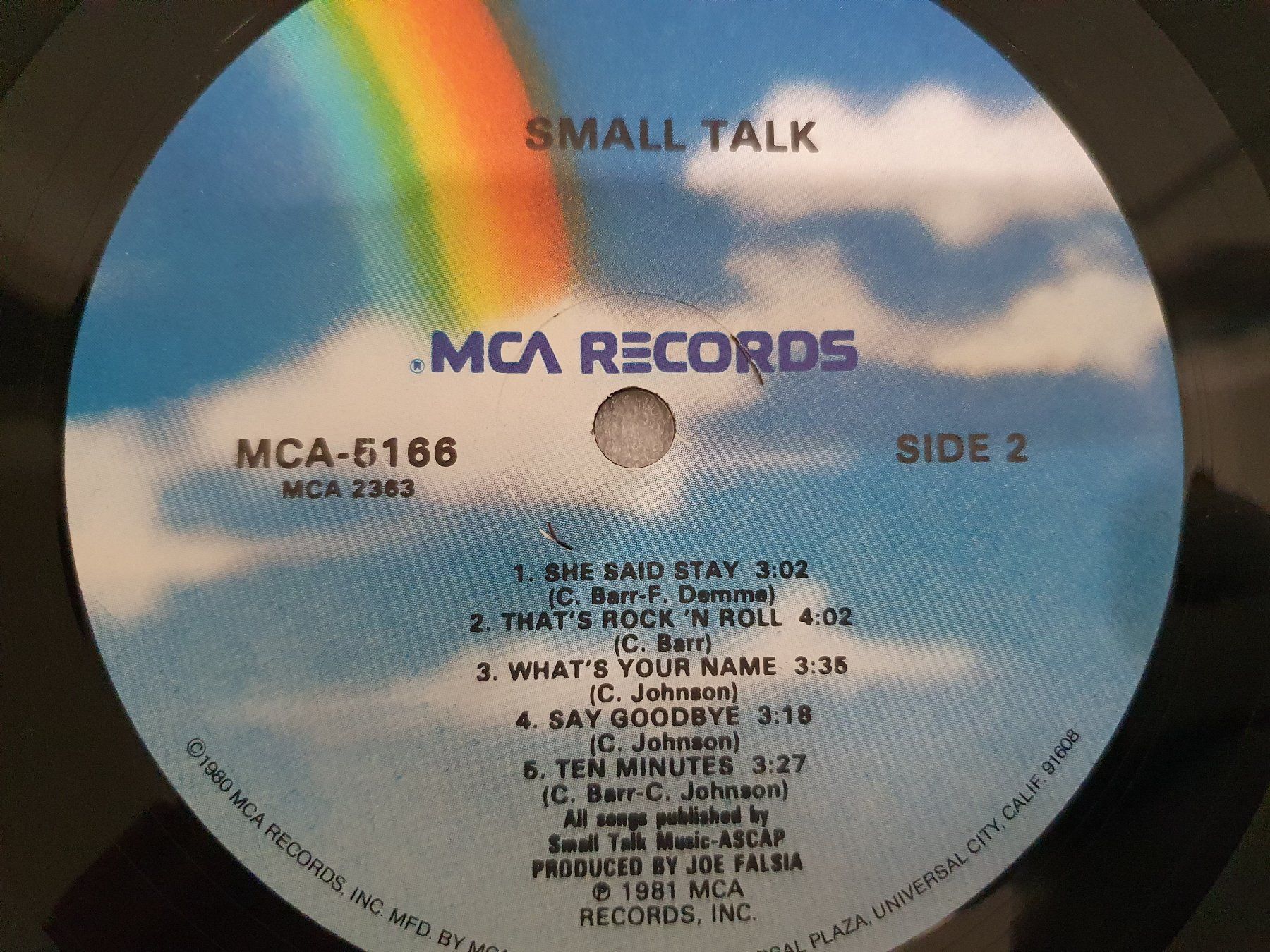 Dischi in vinile: Small Talk - Small Talk – Usato da Uster venduto da Vinyl-Leidenschaft 5