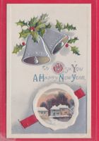 PRÄGEKARTE, TO WISH YOU A HAPPY NEW YEAR