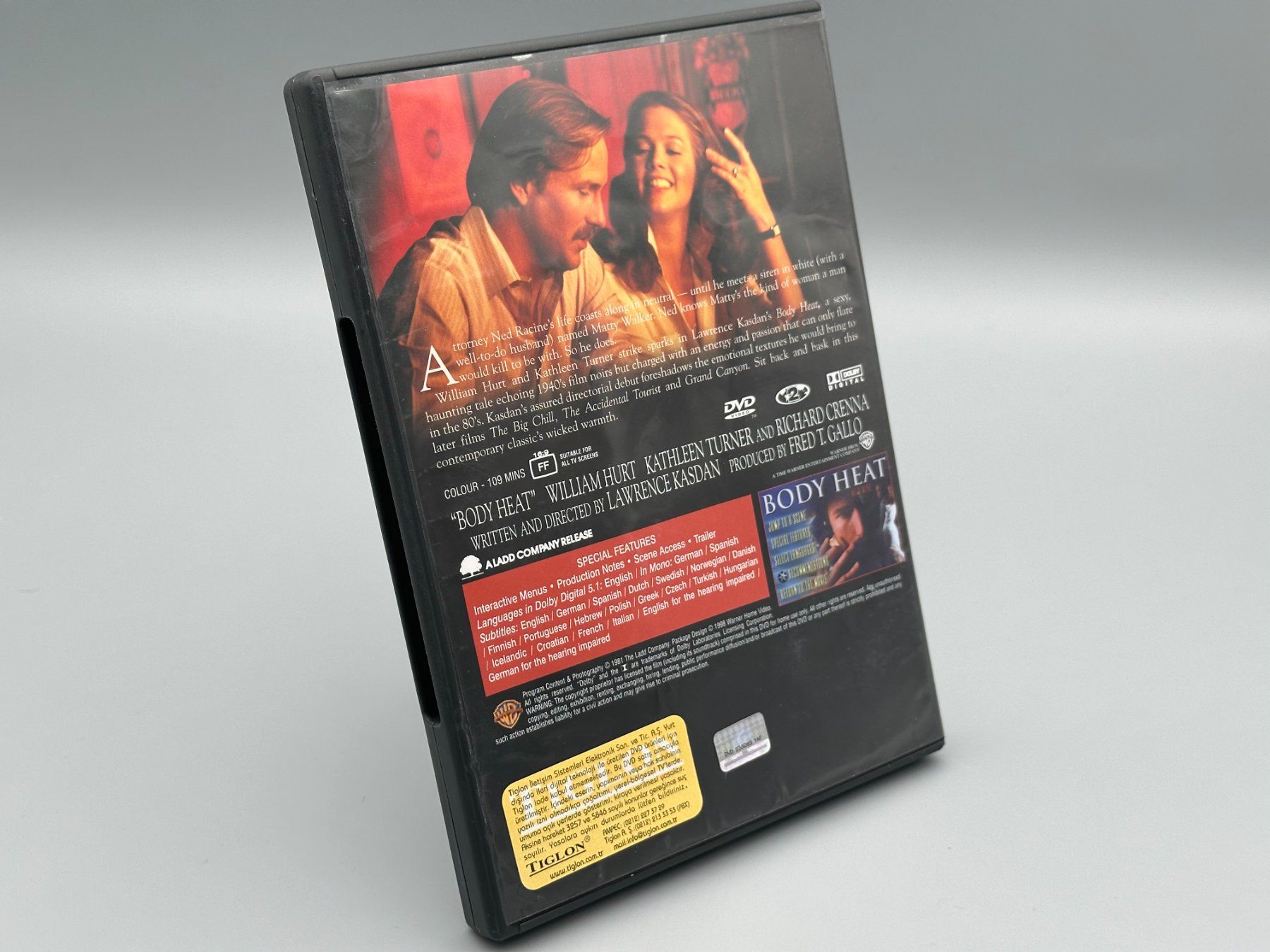 Tutti i DVDs: Body Heat | DVD – Usato da Schlieren venduto da selected_goods 1