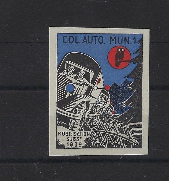 Col.Auto.Mun. 1 geschnitten 75.00 Nr. 3/2 Falz (Neu (gemäss ...