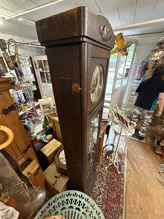 Orologi da terra & Orologi da parete: Jugendstil Standuhr im Holzkasten, Eiche, – Usato da Koblenz venduto da Kbaldinger 2