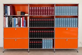 Original USM Haller Regal / Highboard in Orange