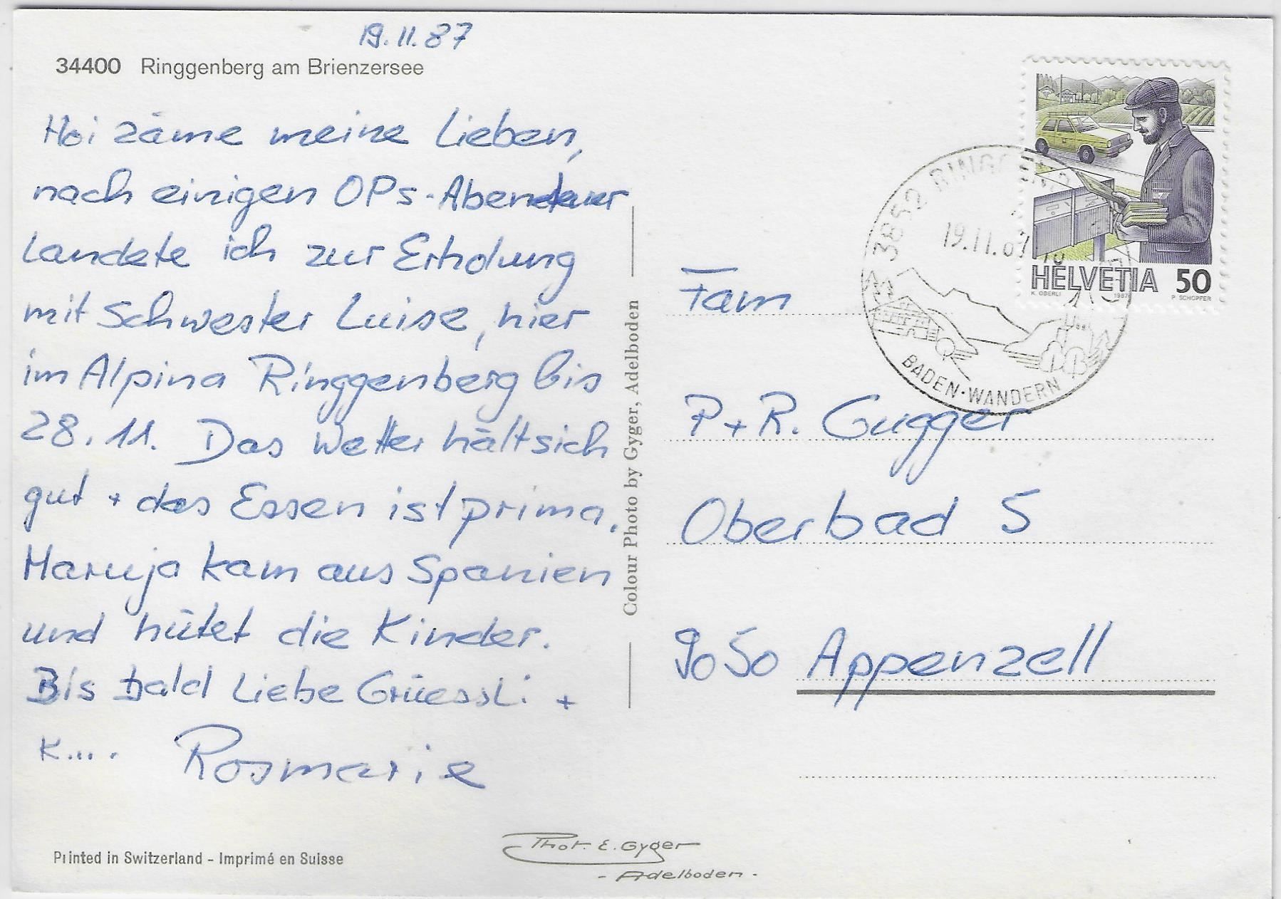 Cartes postales: Ringgenberg am Brienzersee - Multiview – Antique à Ettingen par Kartenplanet 1
