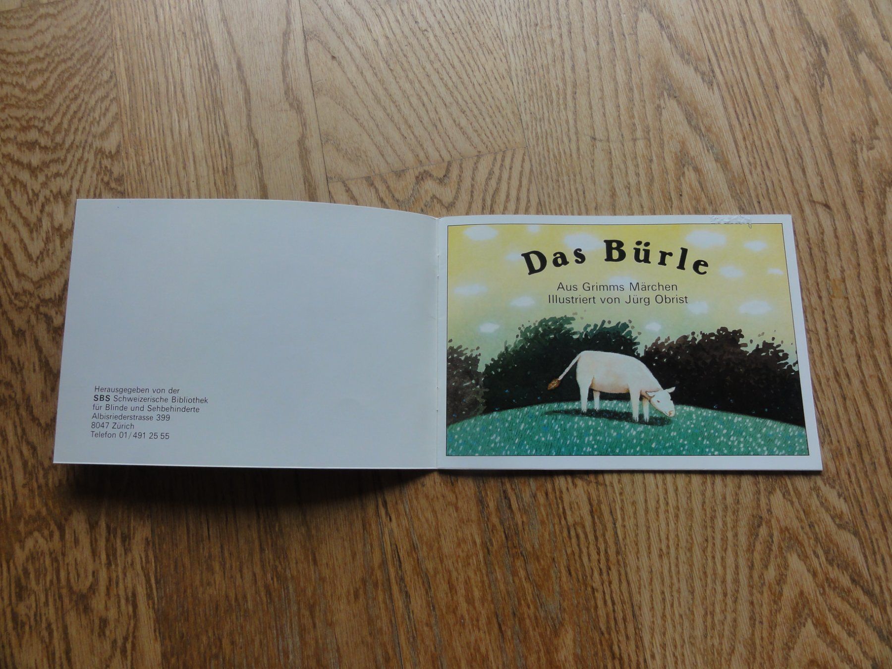 Libri: Das Bürle, Märchen der Gebrüder Grimm – Nuovo (secondo la descrizione) da Riedholz venduto da Taweva 1