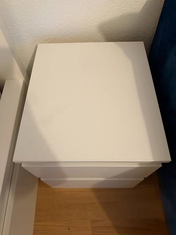 Comodini: IKEA MALM Nachttisch weiß Kommode 2 Schubladen – Usato da Basel venduto da ami_z9qm 1