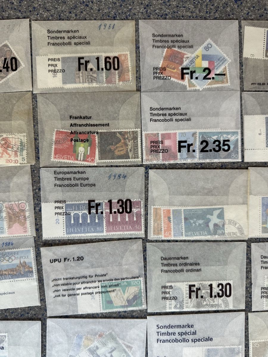 Alle Briefmarken: Schweiz - ABOWARE hoher Anschaffungswert – Gebraucht aus Schmitten / FR von Samsara169 3