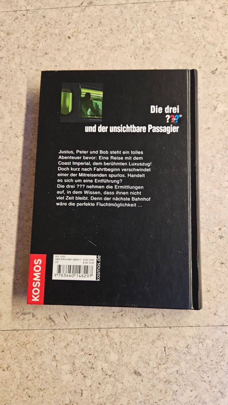 Libri: Buch Die drei ??? und der unsichtbare Passagier – Nuovo (secondo la descrizione) da Münchenbuchsee venduto da Yothu 1